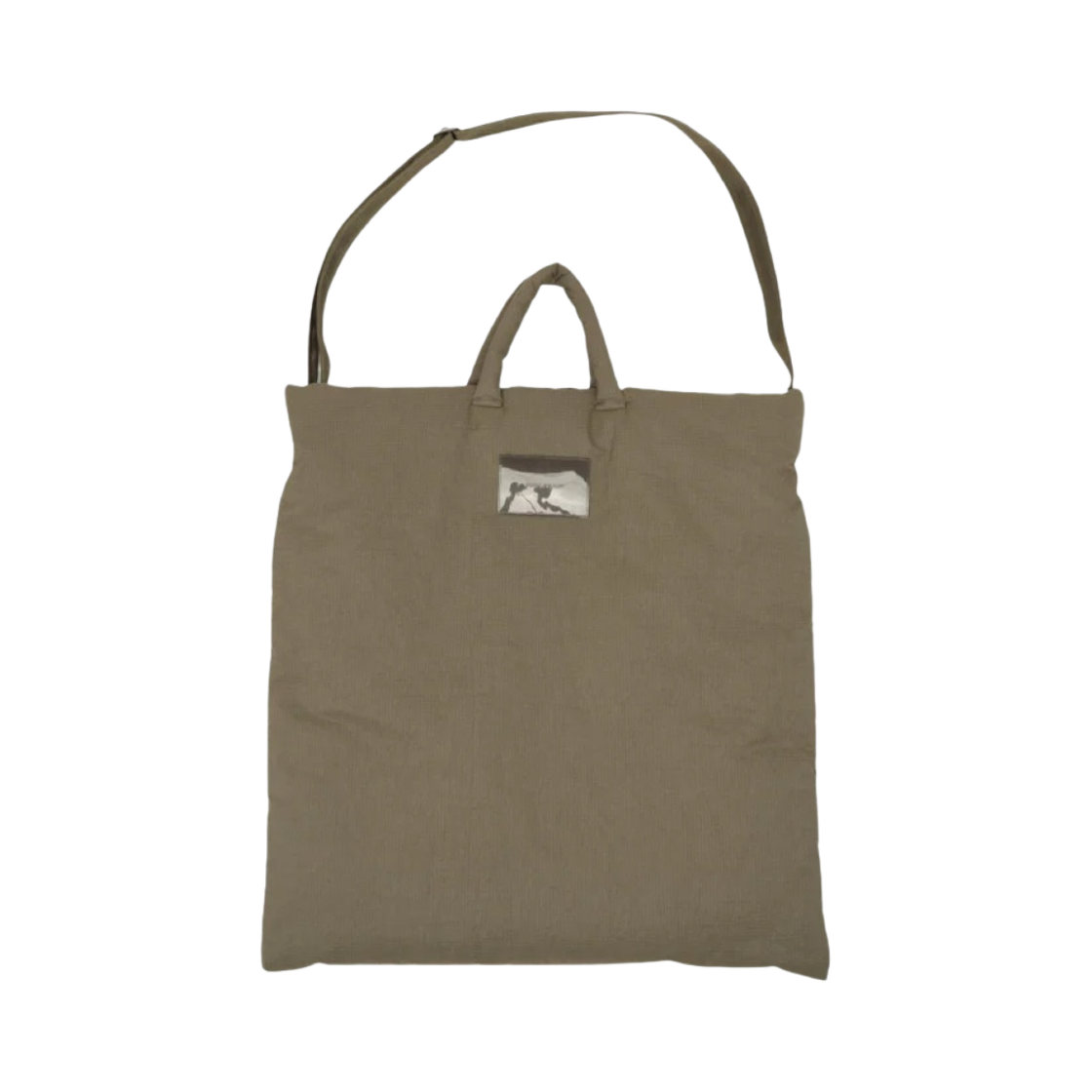 A2228BCR Our Legacy Big Pillow Tote Army Green Cotton Ripstop