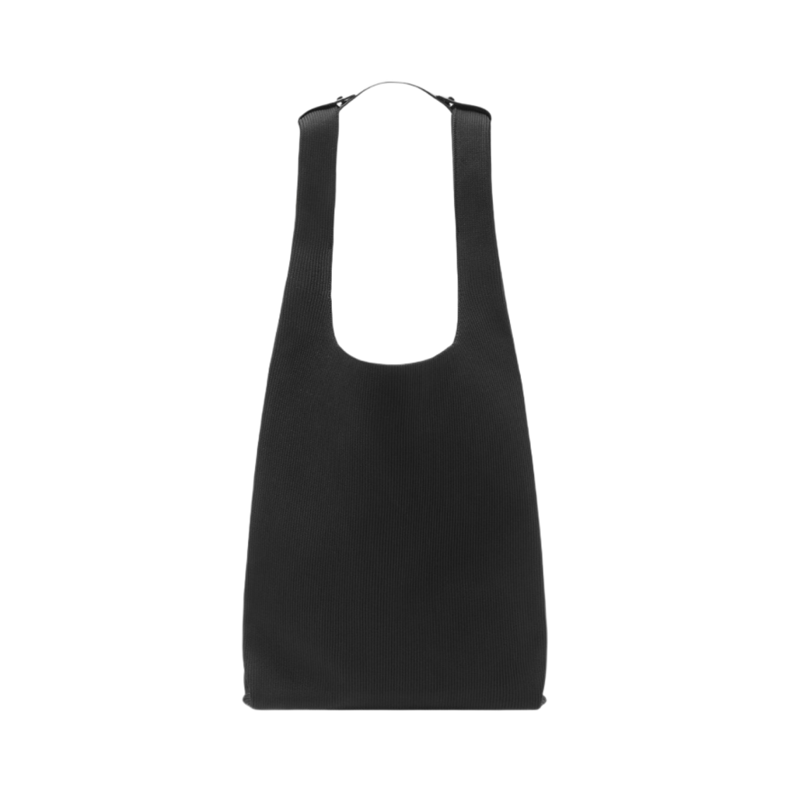 코스 오버사이즈 니티드 토트백 블랙(COS Oversized Knitted Tote Bag Black) - 1