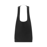 COS Oversized Knitted Tote Bag Black