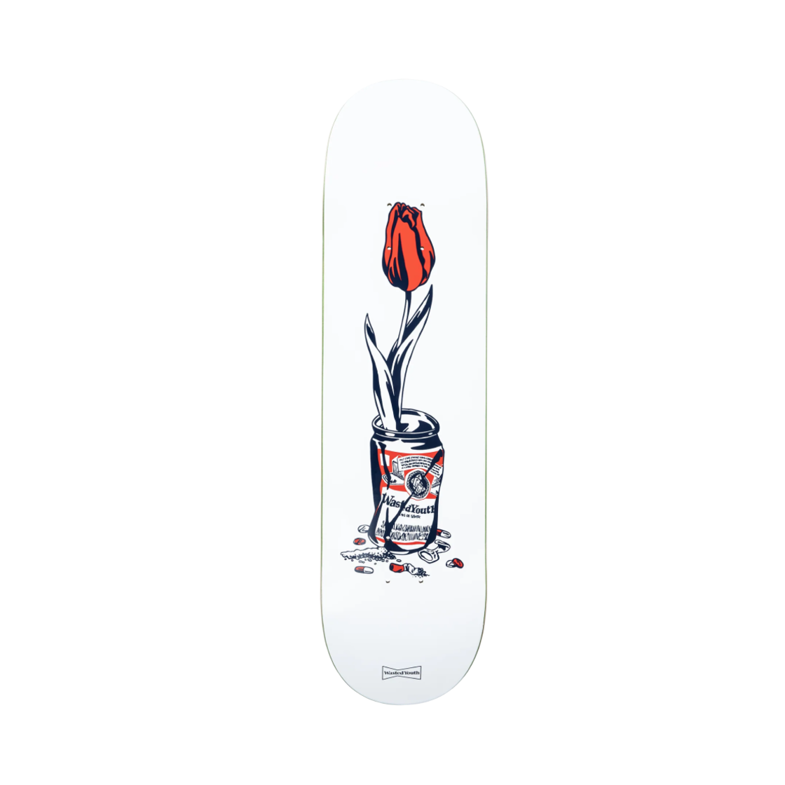 - Verdy Wasted Youth Flower Skate Deck