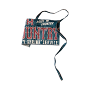 Kapital 13 oz. Denim Damaged Kountry Embroidery 2Way Apron Indigo (Processing)