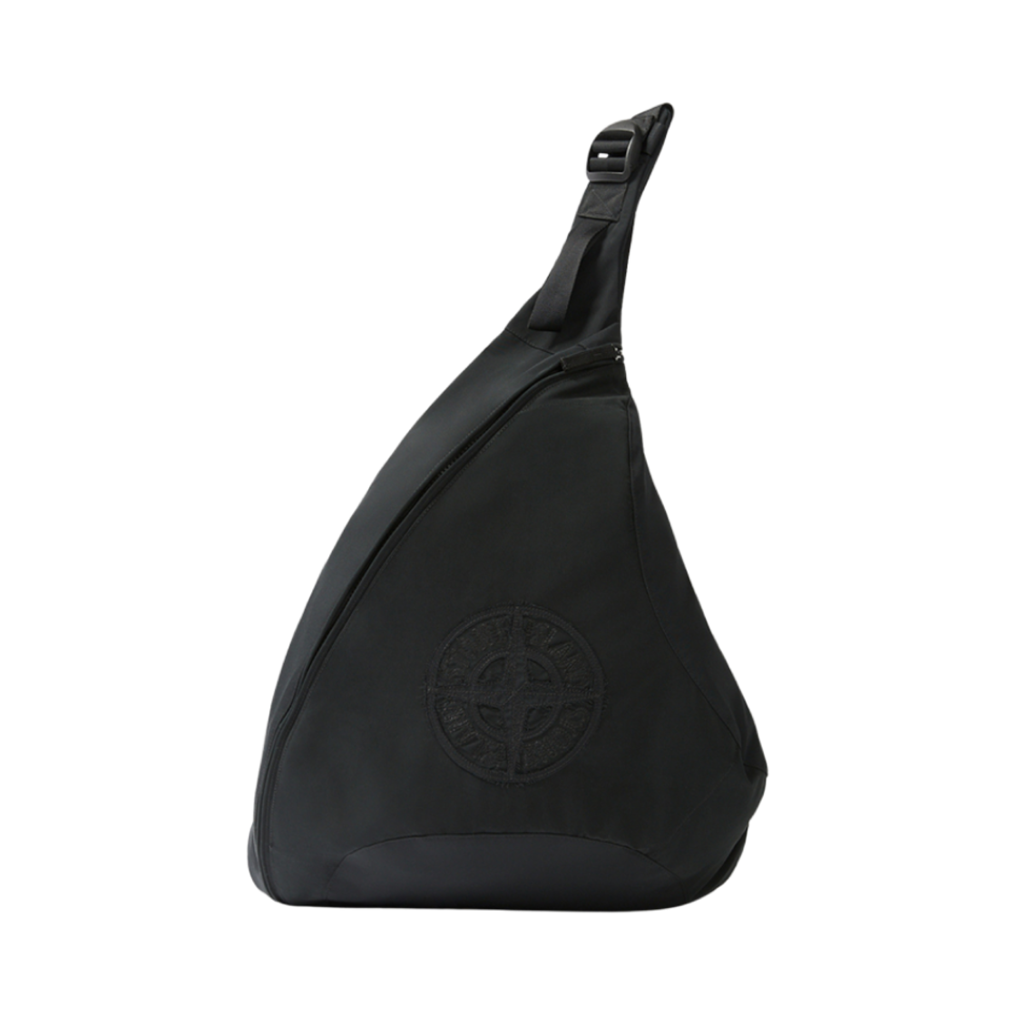 8115918M5-V0029 Stone Island 918M5 David Light Micro Twill One Shoulder Backpack with Padding Black - 24FW