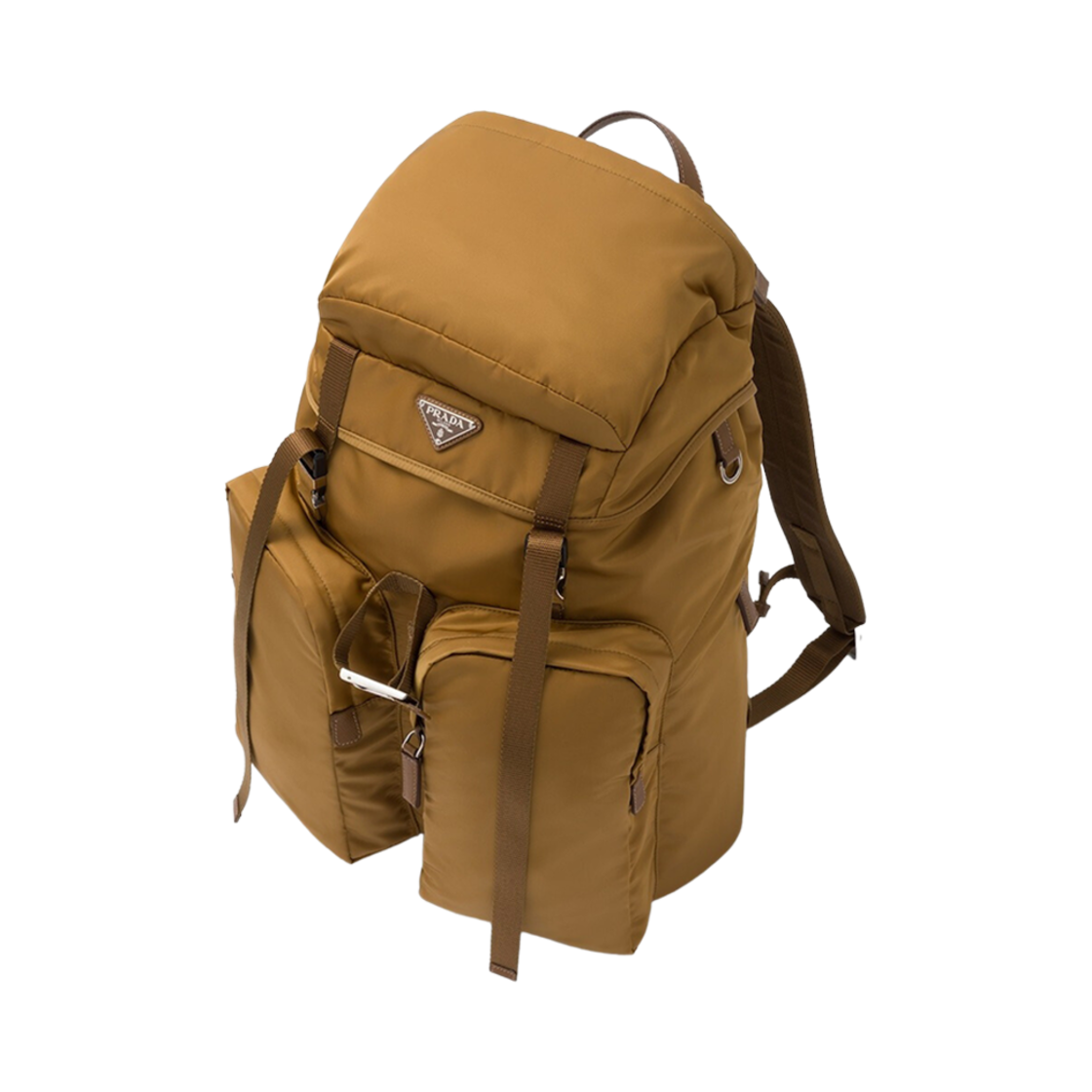 프라다 리나일론 사피아노 레더 백팩 토바코(Prada Re-Nylon Saffiano Leather Backpack Tobacco) - 2