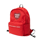 Human Made Nylon Heart Backpack Red