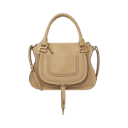 Chloe Marcie Double Carry Bag Soft Tan
