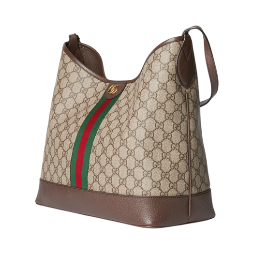 Gucci Ophidia GG Medium Shoulder Bag Beige Ebony GG Supreme