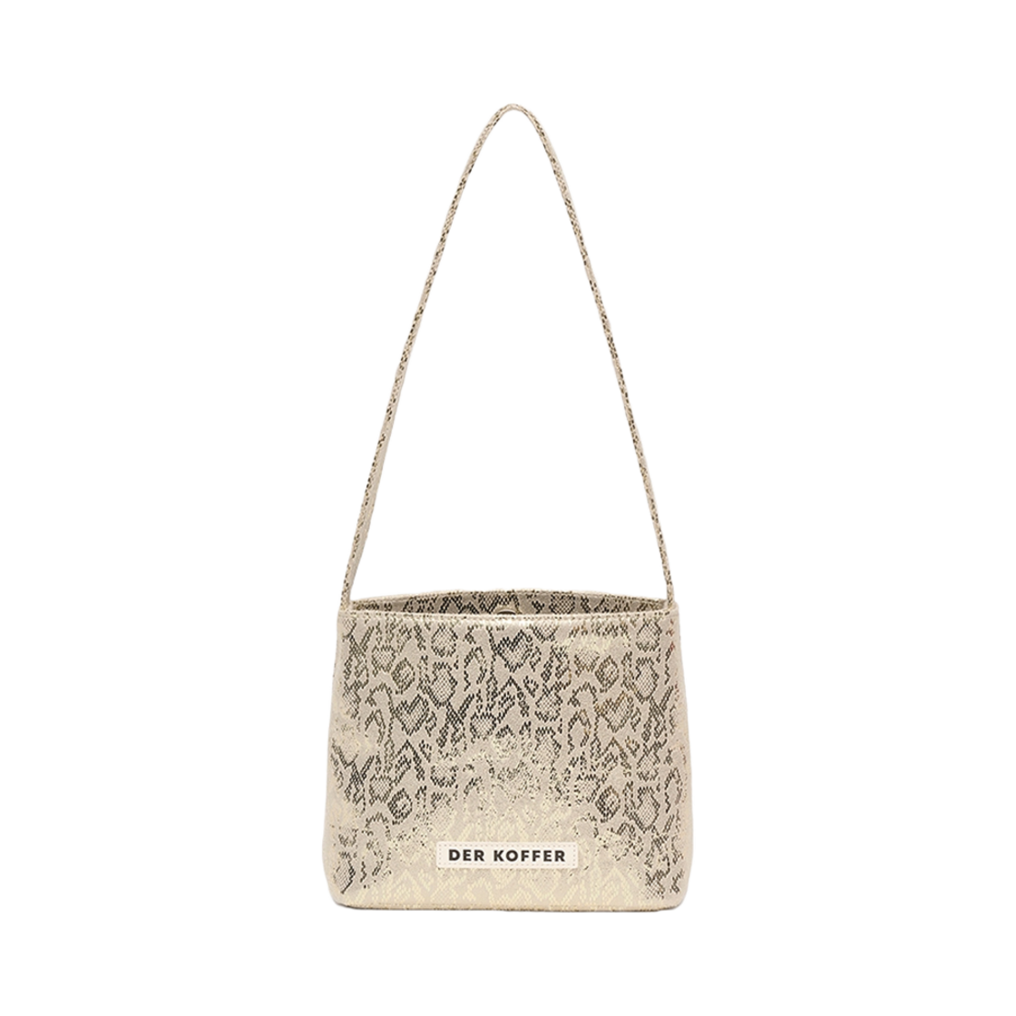 2434020901 Der koffer Candy Python Foil Gold