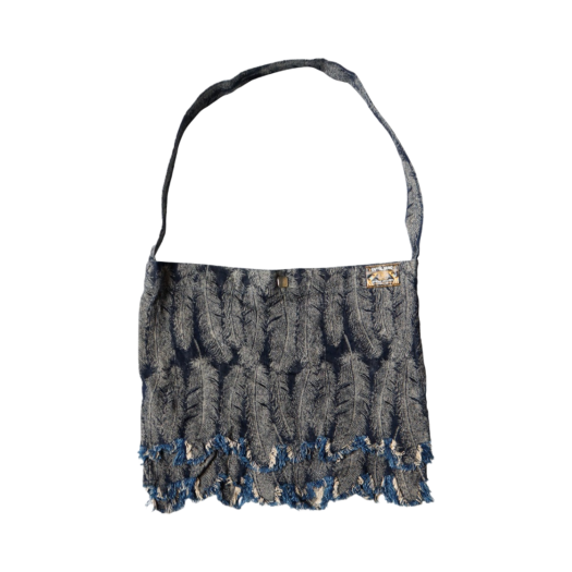 Kapital 12 oz. Magpie Denim Medicine Bag Small Indigo Dark
