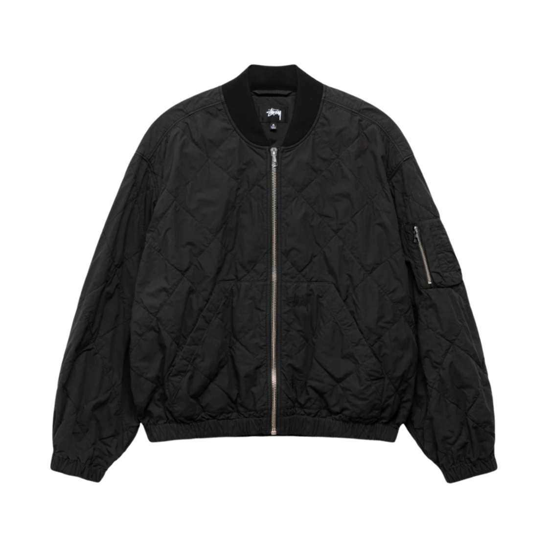 115888 Stussy Lightweight Cotton Bomber Black