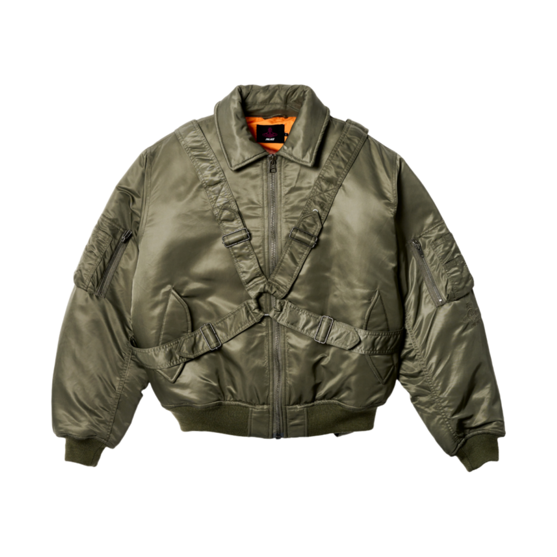 팔라스 x 비비안 웨스트우드 플라이트 자켓 올리브 - 24FW(Palace x Vivienne Westwood Flight Jacket Olive - 24FW) - 1
