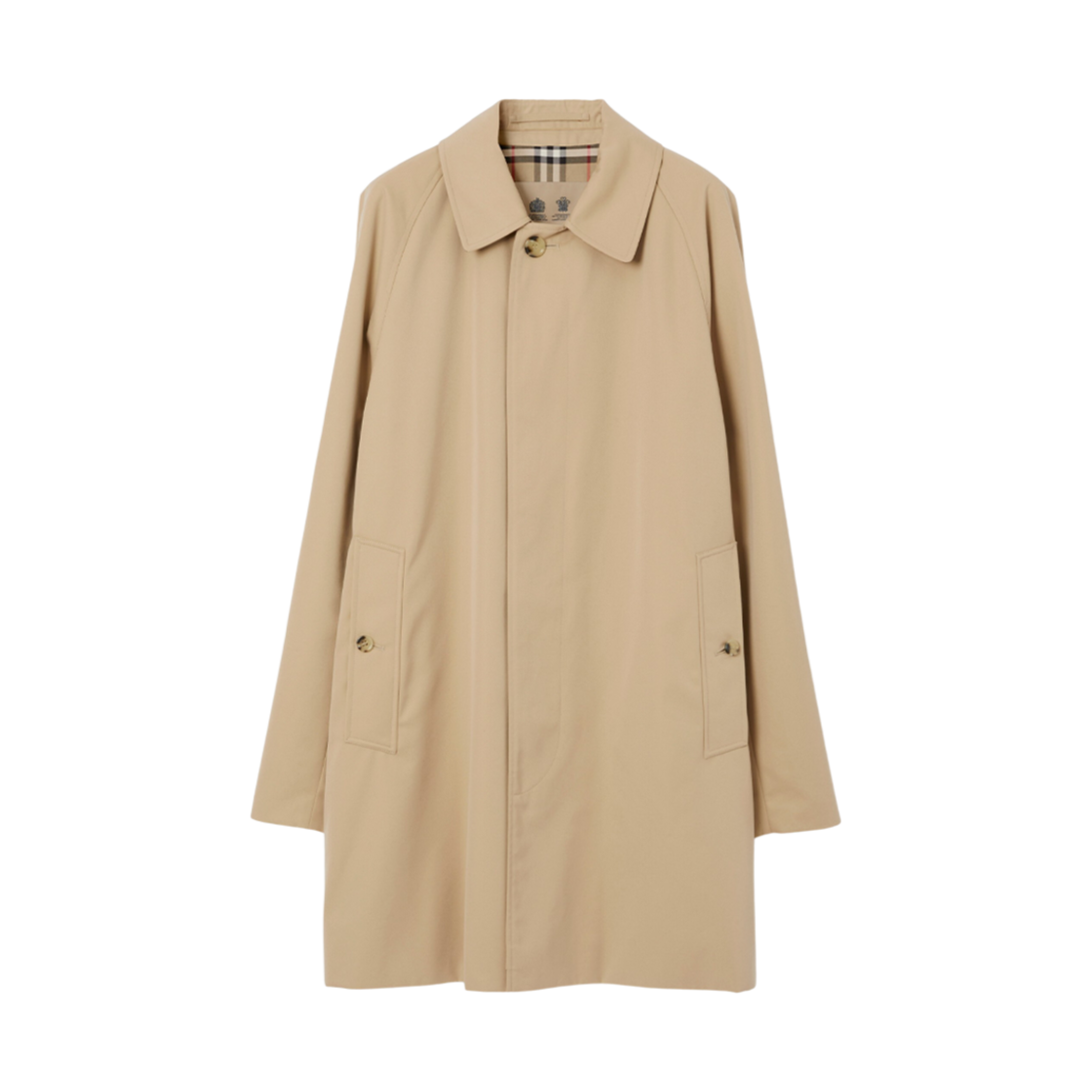 버버리 숏 캠든 헤리티지 카 코트 허니(Burberry Short Camden Heritage Car Coat Honey) - 1