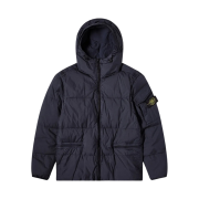 Stone Island 40223 Garment Dyed Crinkle Reps Down Jacket Navy Blue - 22FW