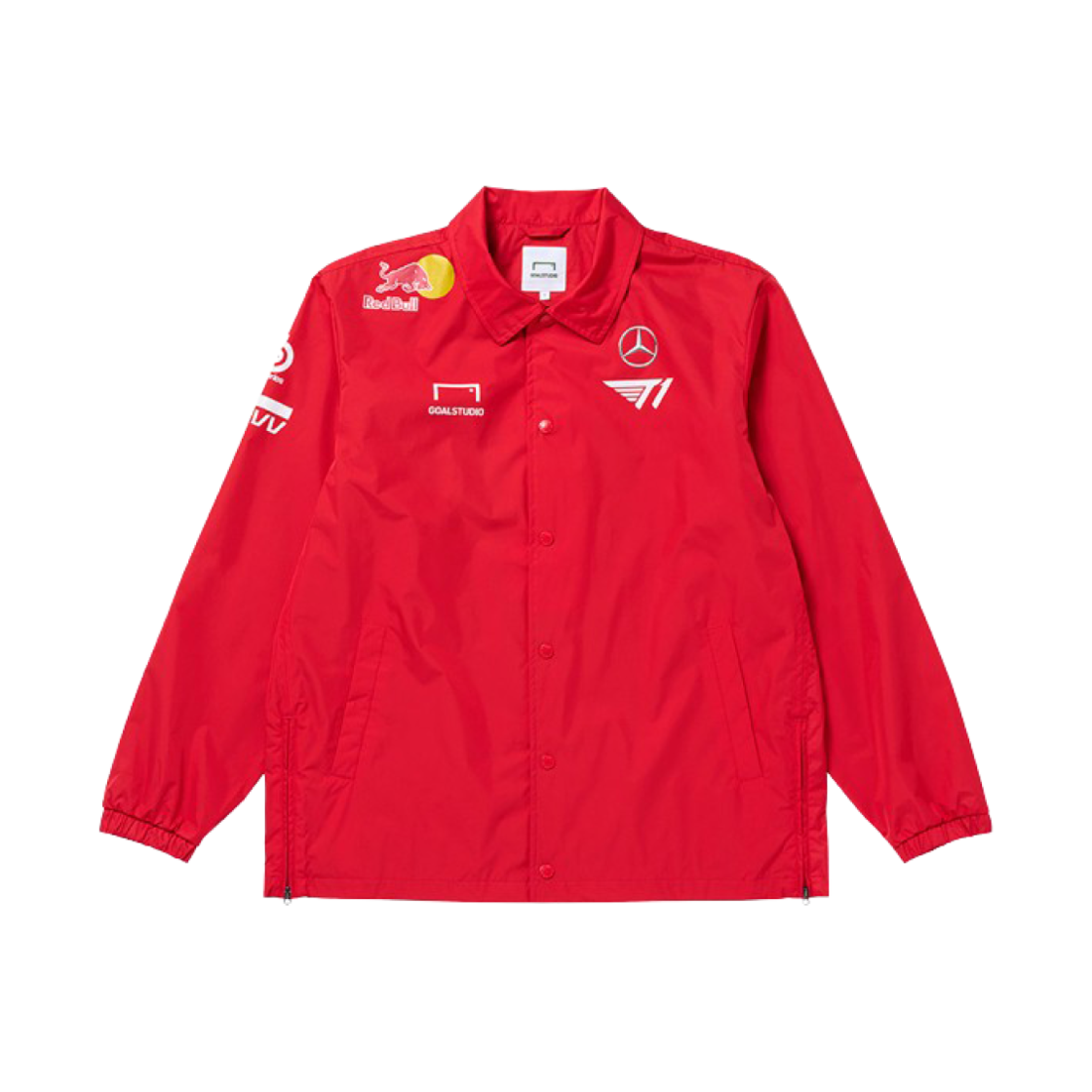 티원 2025 유니폼 자켓 레드 (논 마킹 버전)(T1 2025 Uniform Jacket Red (Non Marking Ver.))
