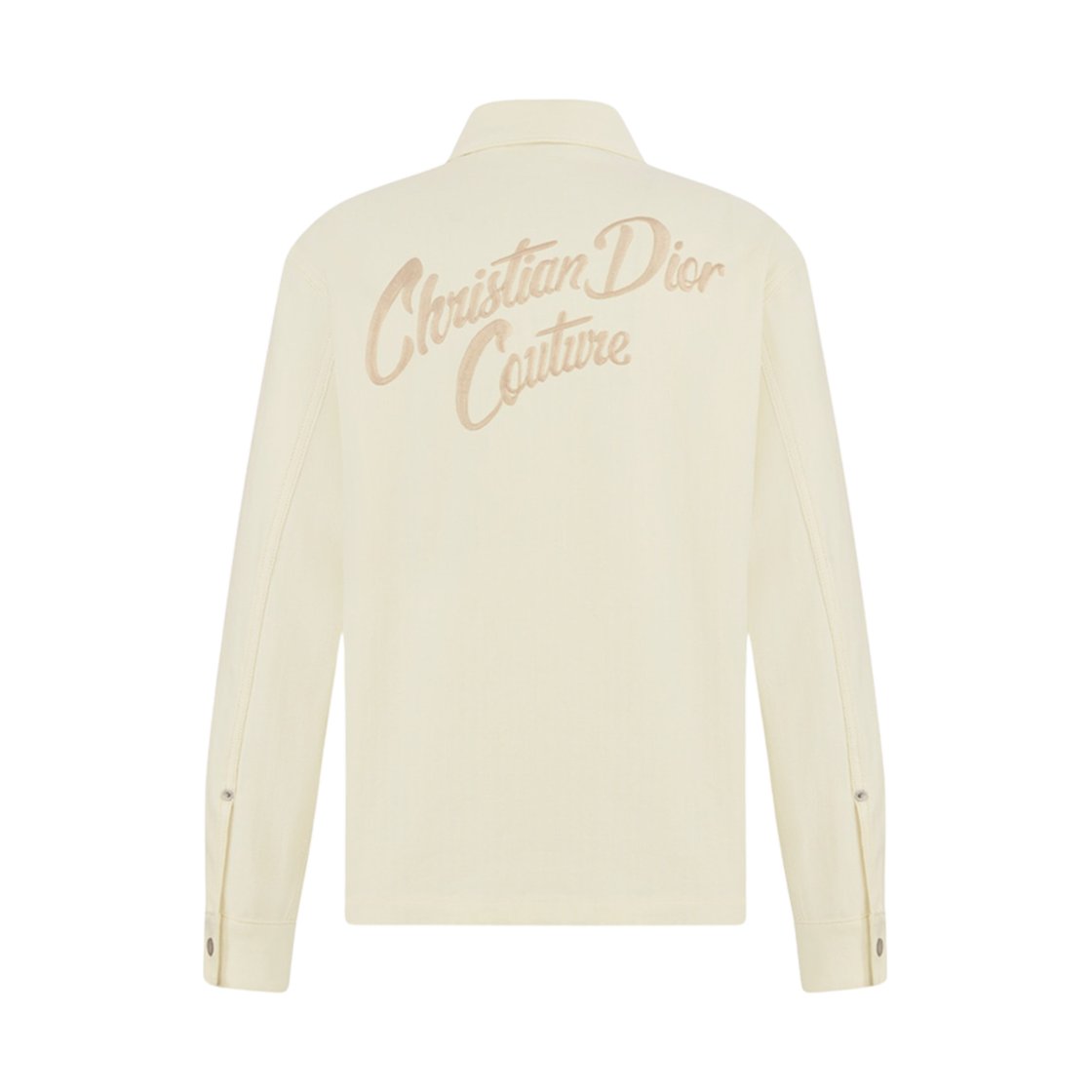 디올 데님 해링본 모티프 코치 자켓 베이지(Dior Denim Herringbone Motif Coach Jacket Beige) - 2