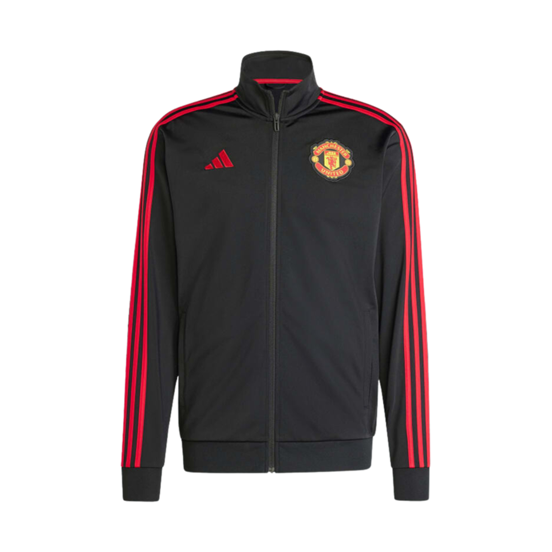 아디다스 맨체스터 유나이티드 DNA 트랙탑 블랙 - US 사이즈(Adidas Manchester United DNA Track Top Black - US Sizing)
