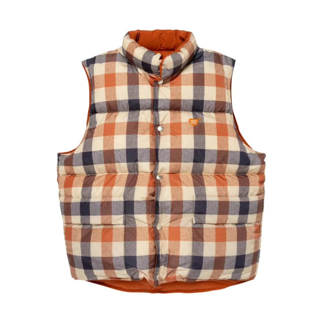 휴먼 메이드 리버시블 다운 베스트 오렌지(Human Made Reversible Down Vest Orange) - 3