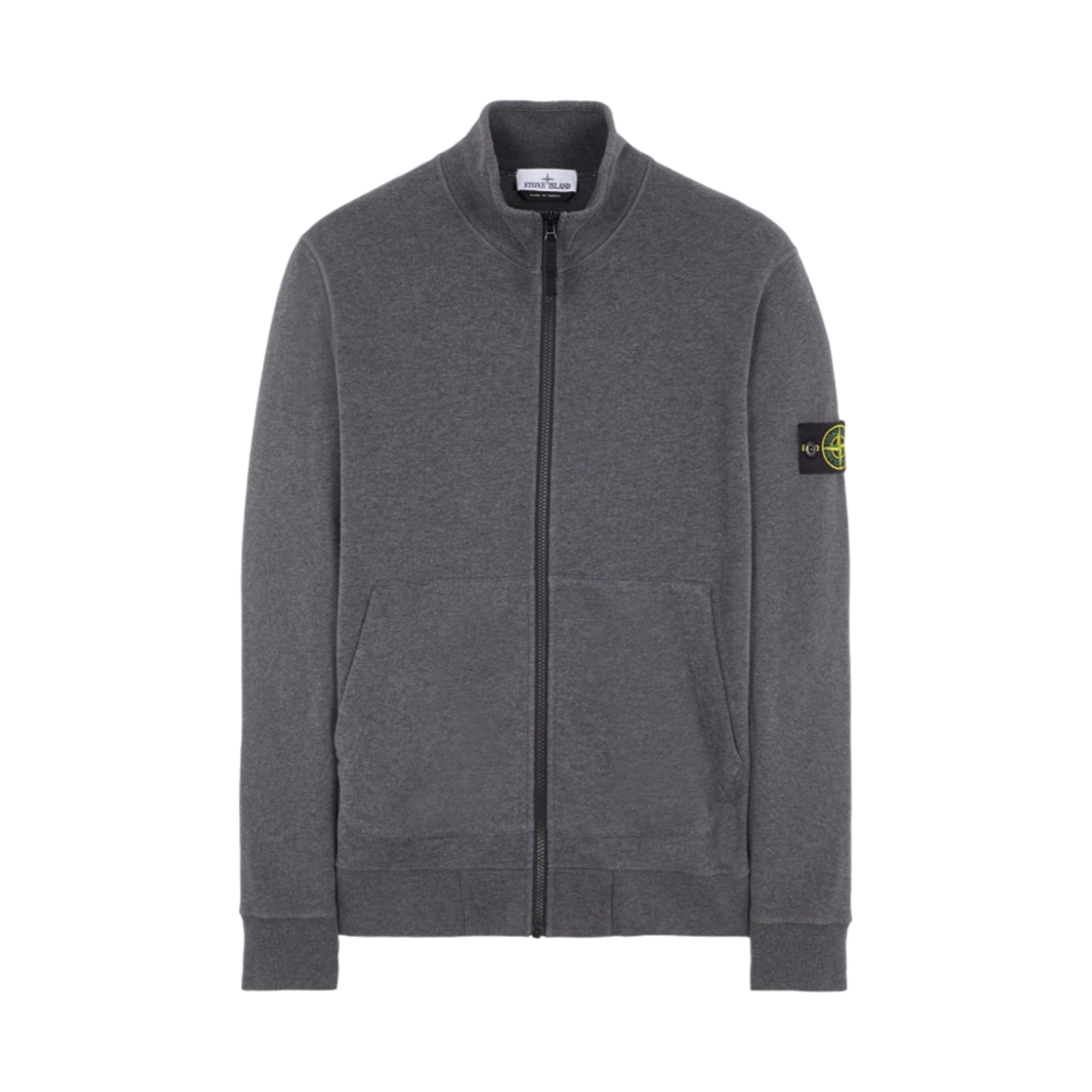 스톤 아일랜드 64320 코튼 플리스 가먼트 다이드 풀 집업 스웨트셔츠 차콜 - 22FW(Stone Island 64320 Cotton Fleece Garment Dyed Full Zip Sweatshirt Charcoal - 22FW) - 1