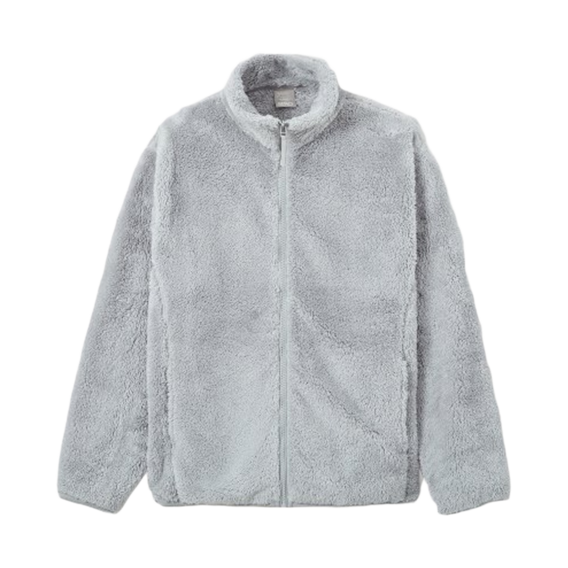 스파오 베이직 퍼 플리스 집업 그레이(Spao Basic Fur Fleece Zip Up Gray)