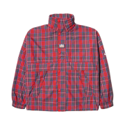 Nike Plaid Swoosh Stripe Jacket