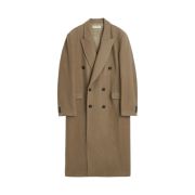 Our Legacy Bath Wool Extended Whale Coat Peafowl