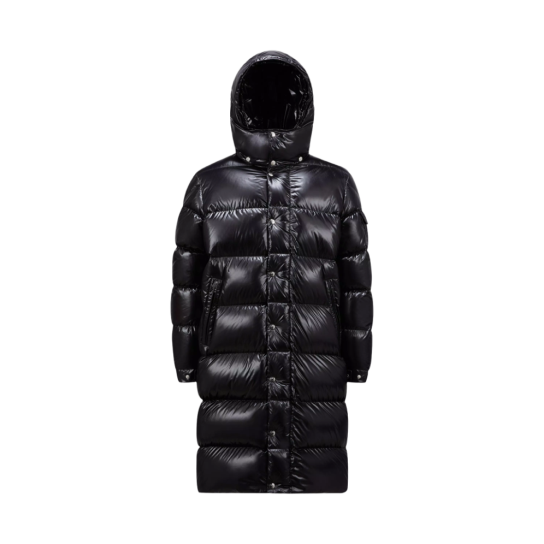 몽클레르 하노베리안 롱 다운 자켓 블랙 - 24FW
