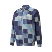 Puma 2022/23 Manchester City Prematch Jacket Cool Mid Gray Navy
