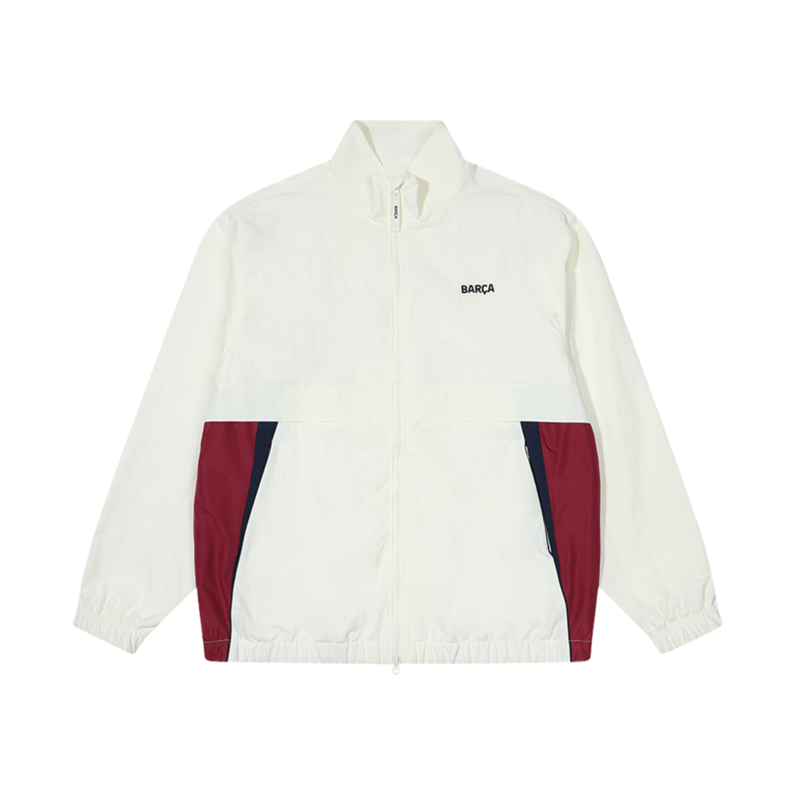 FC 바르셀로나 클래식 라인 바람막이 아이보리(FC Barcelona Classic Line Wind Jacket Ivory)