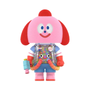 Pop Mart Mega Space Molly 100% Series4 Jon Burgerman (Opened Case)