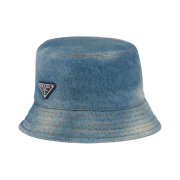 Prada Denim Bucket Hat Light Blue