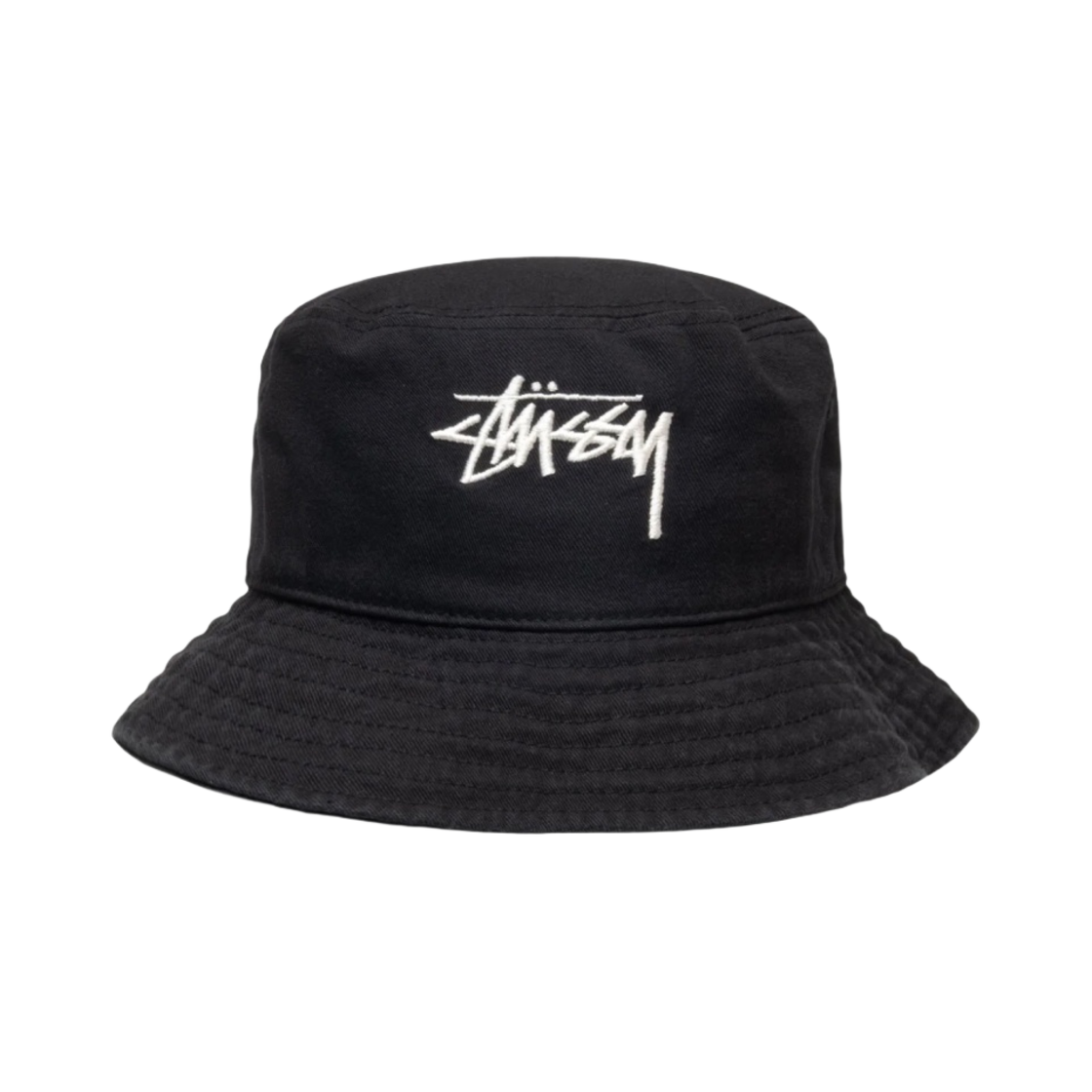 스투시 빅 스탁 버킷햇 블랙