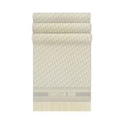 Dior Oblique Scarf Cashmere Grey