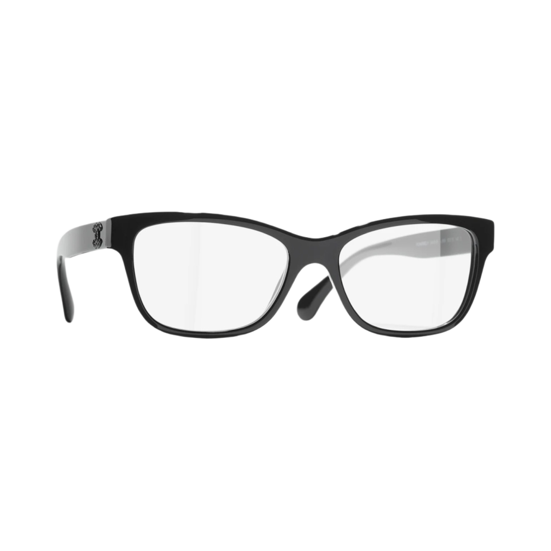 샤넬 스퀘어 프레임 아세테이트 & 블랙(Chanel Rectangle Eyeglasses Acetate & Black) - 2
