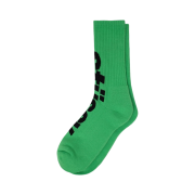 Stussy Big Helvetica Crew Socks Green Black