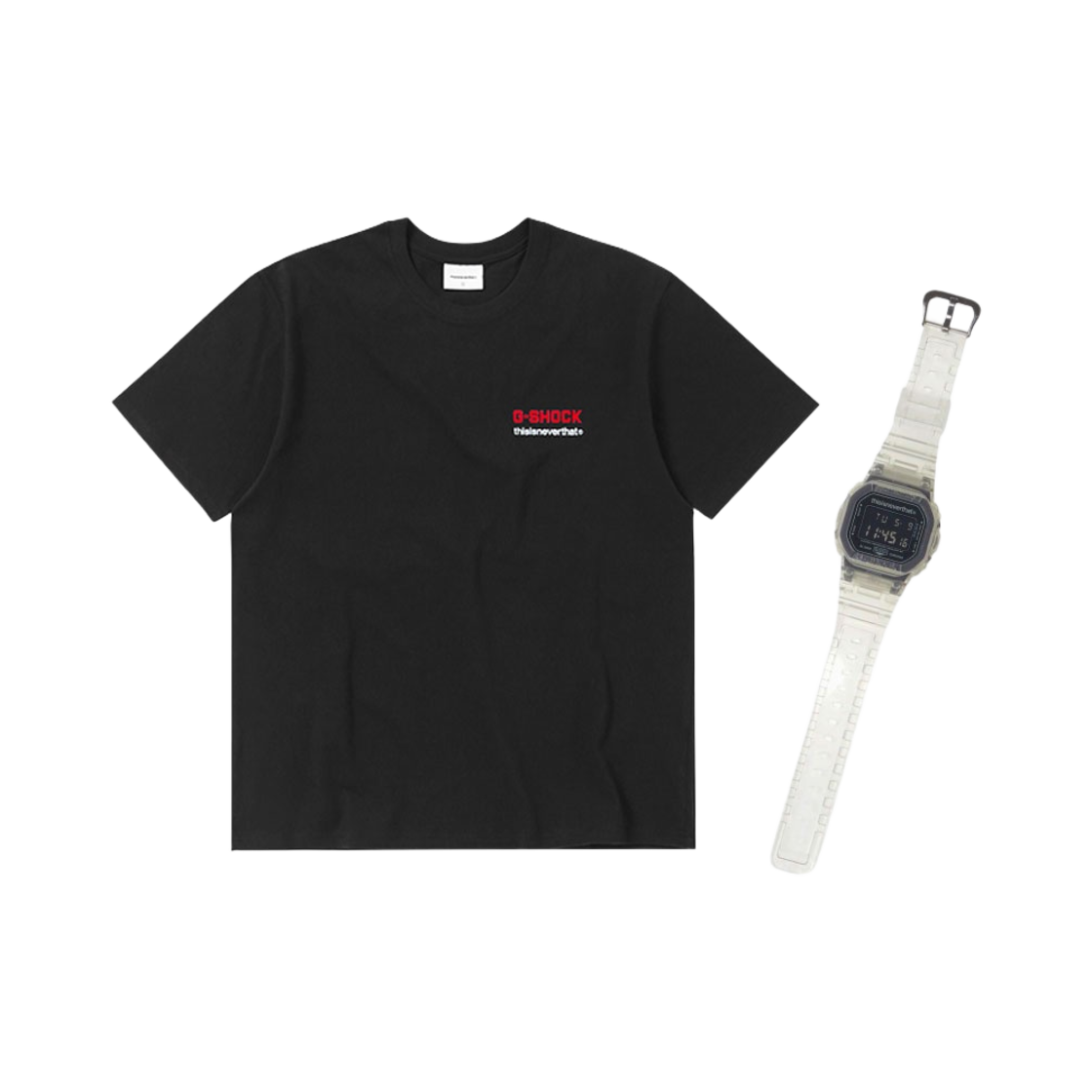 카시오 지샥 x 디스이즈네버댓 DW-5600TINT23-7DF 스켈레톤 (스페셜 패키지 블랙 버전)(Casio G-Shock x Thisisneverthat DW-5600TINT23-7DF Skeleton (Special Package Black Ver.)) - 1