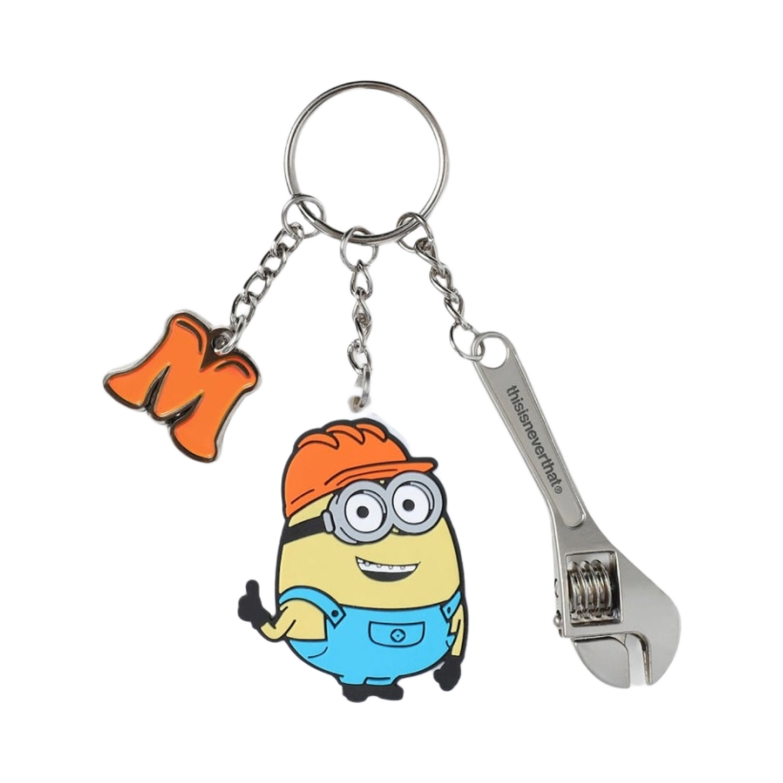 MN241XACKY02MLT Thisisneverthat x Minions Mini Tool Keychain Multi