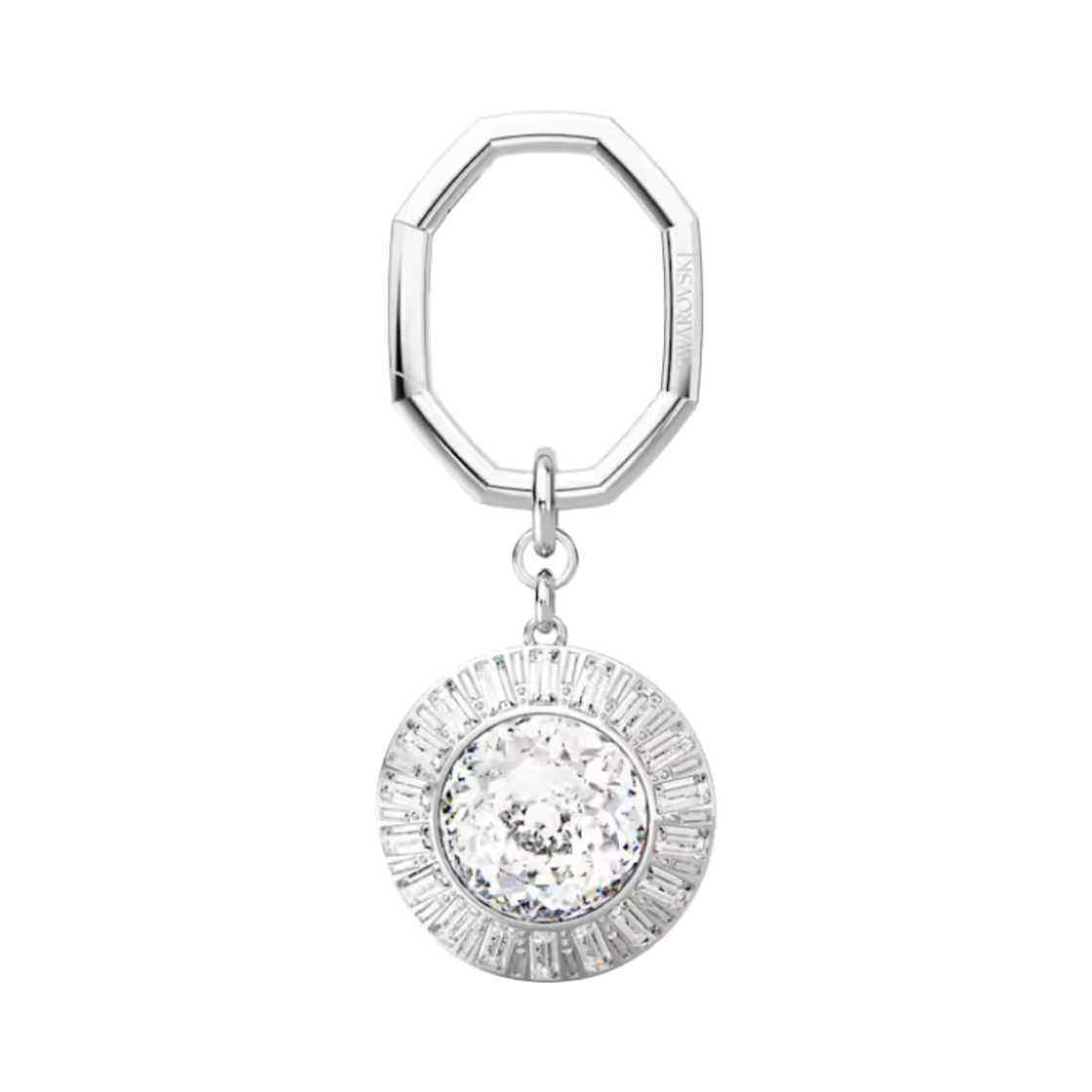 스와로브스키 라운드 컷 키링 화이트 로듐 플래팅(Swarovski Round Cut Key Ring White Rohdium Plated) - 1