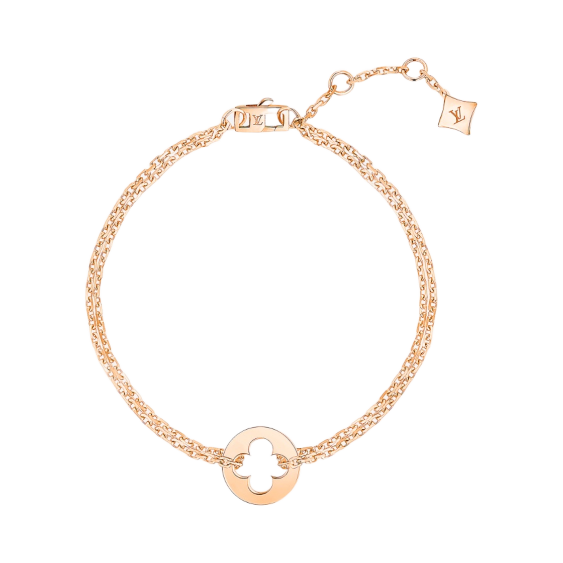 (W) 루이비통 앙프렝뜨 체인 브레이슬릿 핑크 골드((W) Louis Vuitton Empreinte Chain Bracelet Pink Gold) - 1