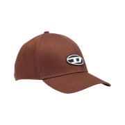 Diesel C-Rune Baseball Cap with D Logo Brown