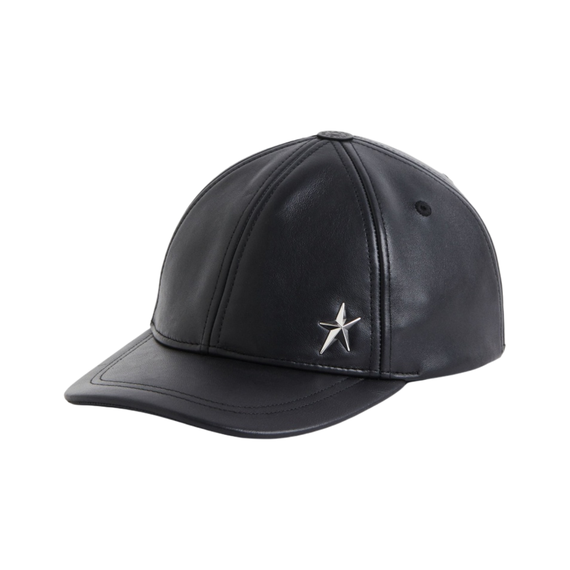 에이치앤엠 x 뮈글러 레더 베이스볼 캡 블랙(H&M x Mugler Leather Baseball Cap Black) - 1