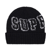 Supreme Twist Beanie Black - 23FW