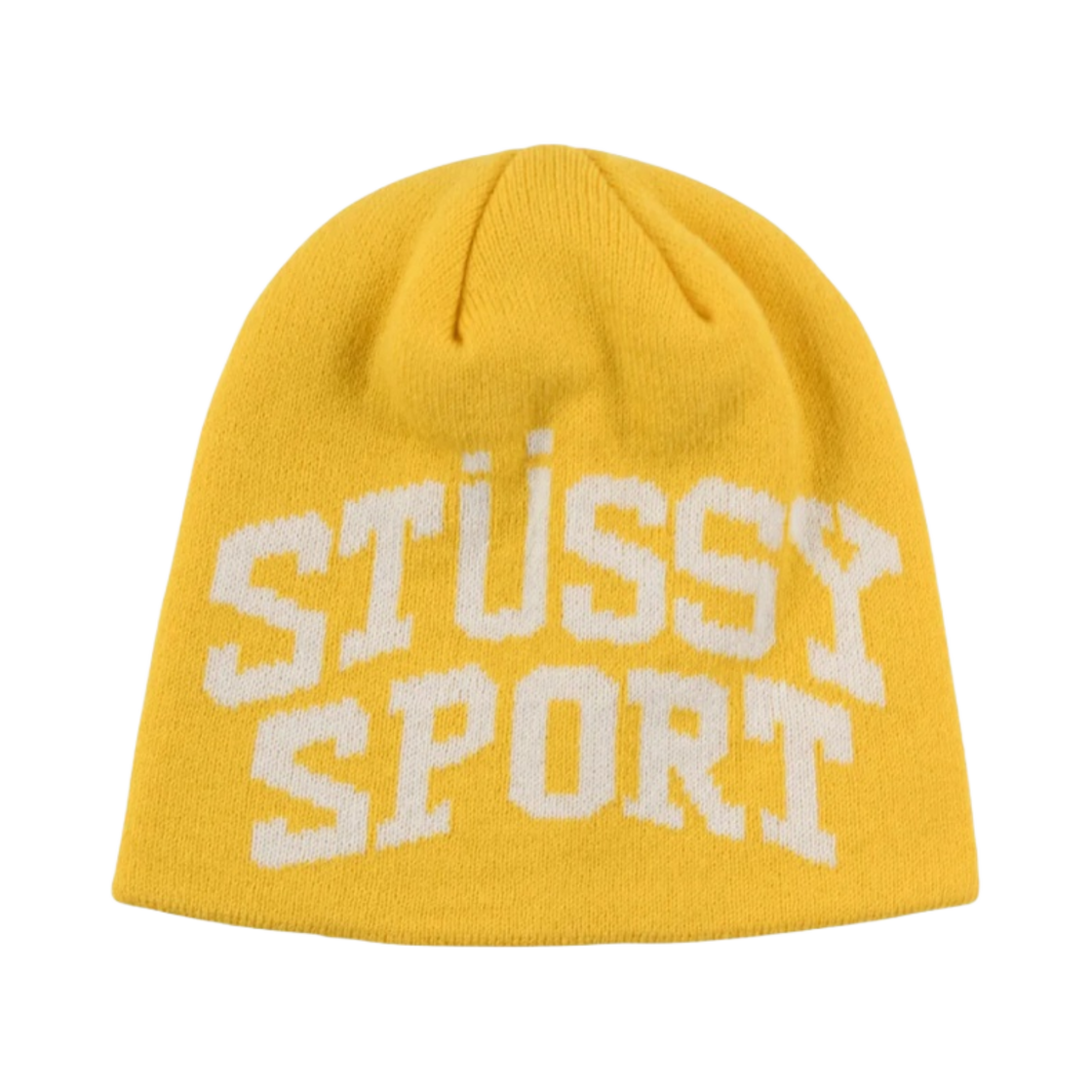 스투시 스포츠 자카드 스컬캡 비니 옐로우(Stussy Sport Jacquard Skullcap Beanie Yellow) - 1