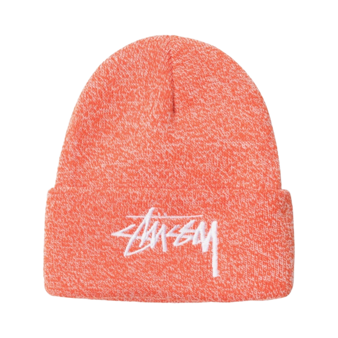 스투시 말레드 스탁 커프 비니 오렌지(Stussy Marled Stock Cuff Beanie Orange) - 1