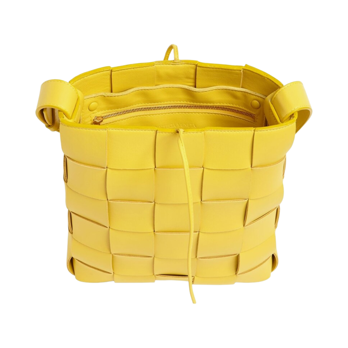 보테가 베네타 레더 메신저 카세트백 버터컵(Bottega Veneta Leather Messenger Cassette Buttercup) - 2