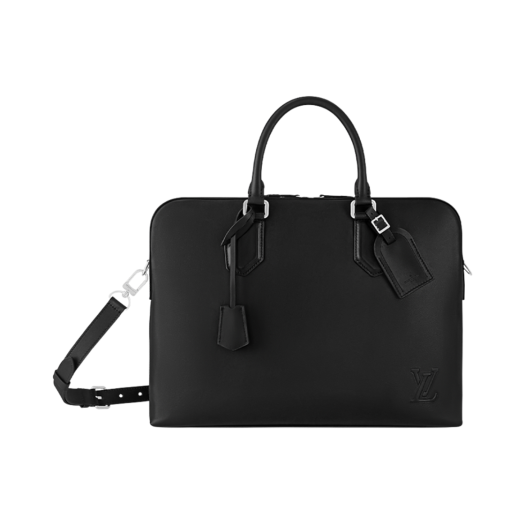 Louis Vuitton Porte Documents Voyage PM Black