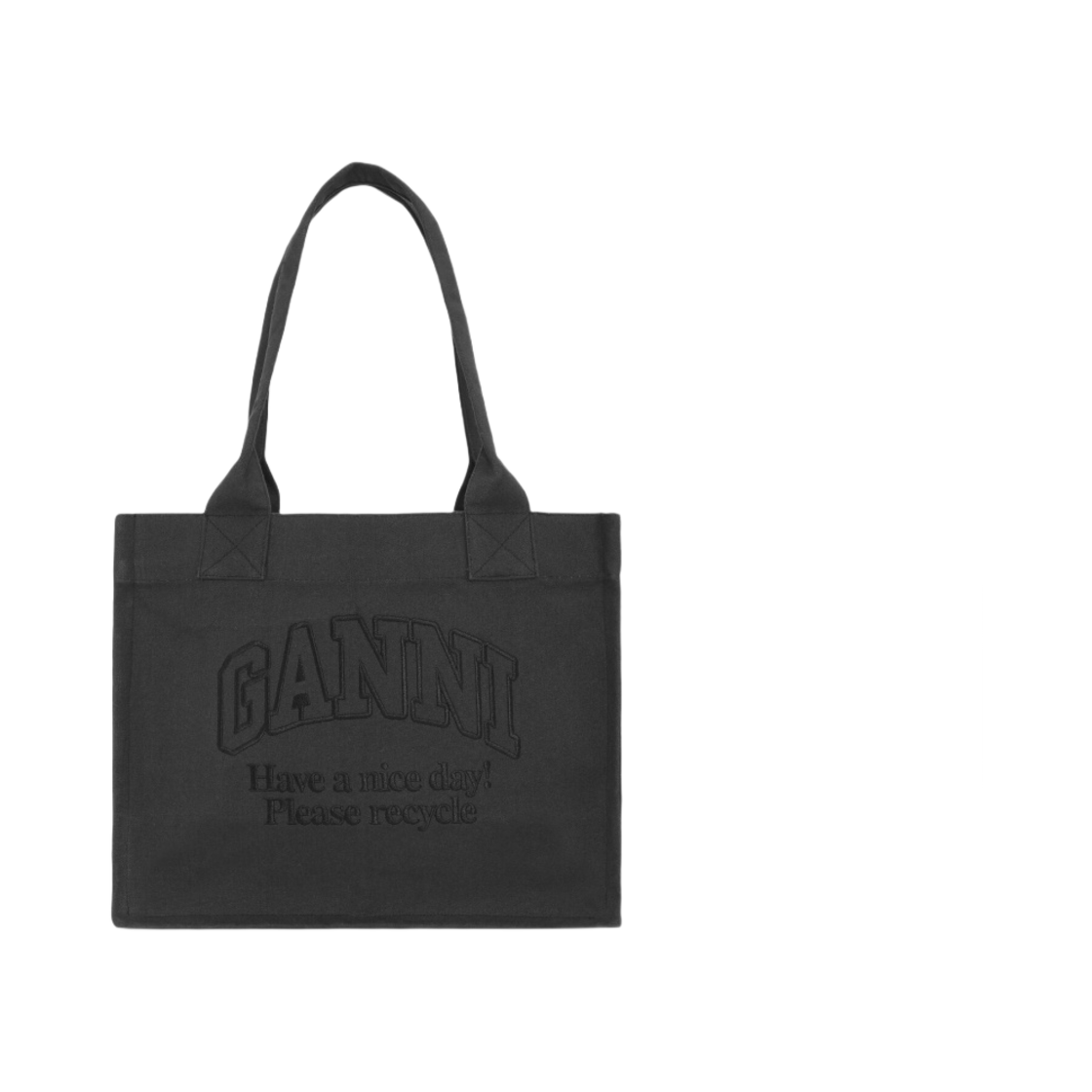 가니 라지 캔버스 토트백 팬텀(Ganni Large Canvas Tote Bag Phantom)