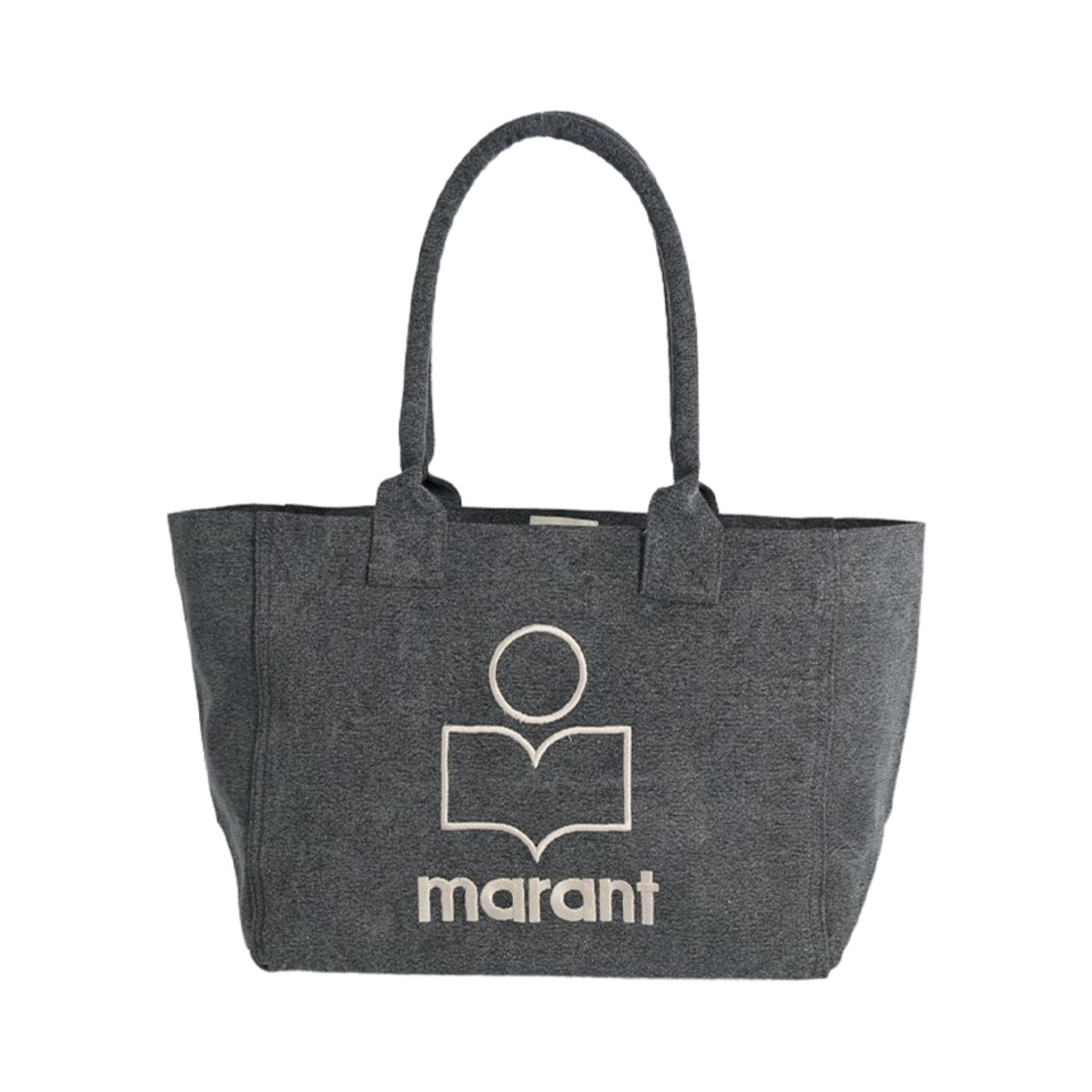 이자벨 마랑 옌키 코튼 토트백 페이디드 블랙 - 24FW(Isabel Marant Yenky Cotton Tote Bag Faded Black - 24FW)