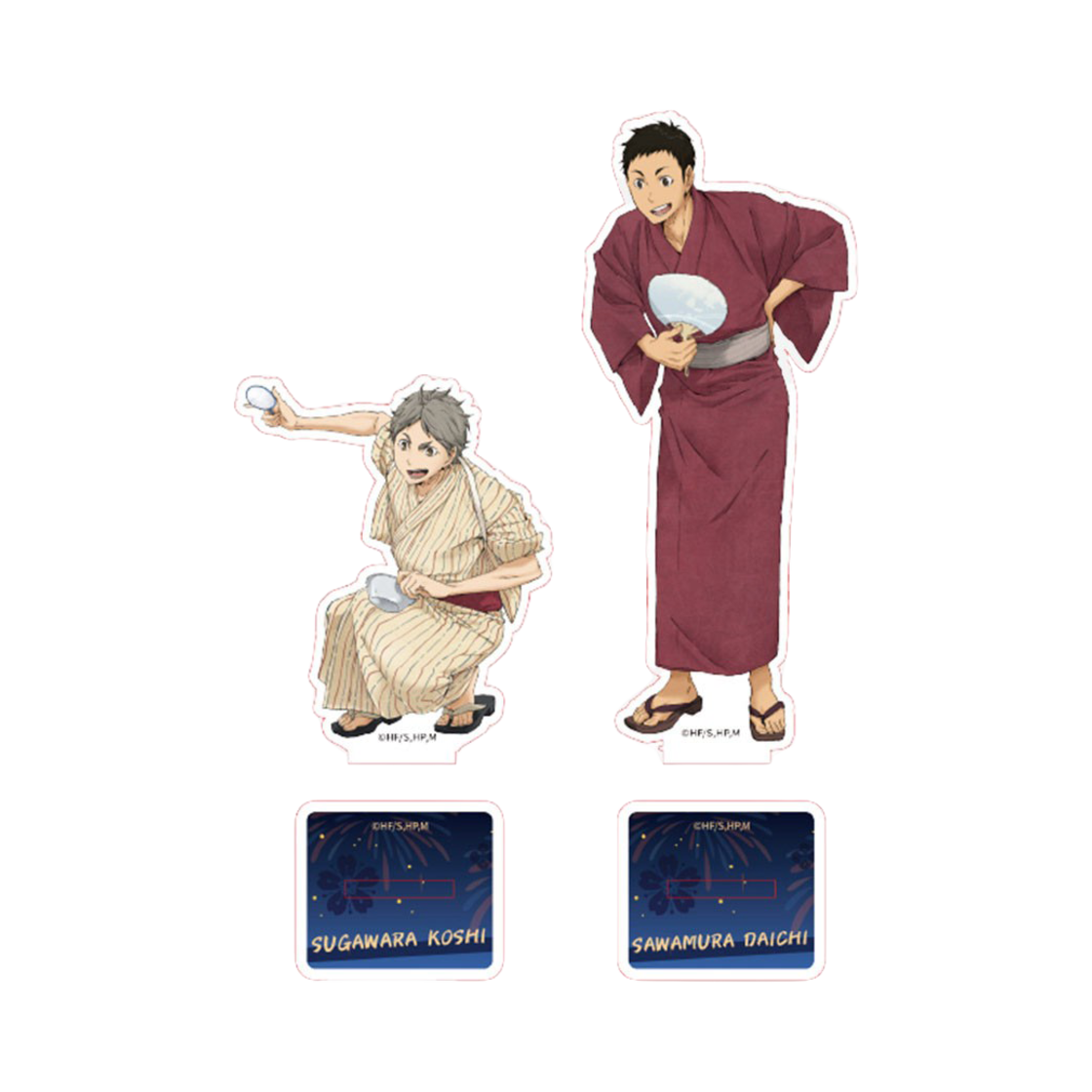 6977299620544 HAIKYU Matsuri Acrylic Stand Sawamura & Sugawara