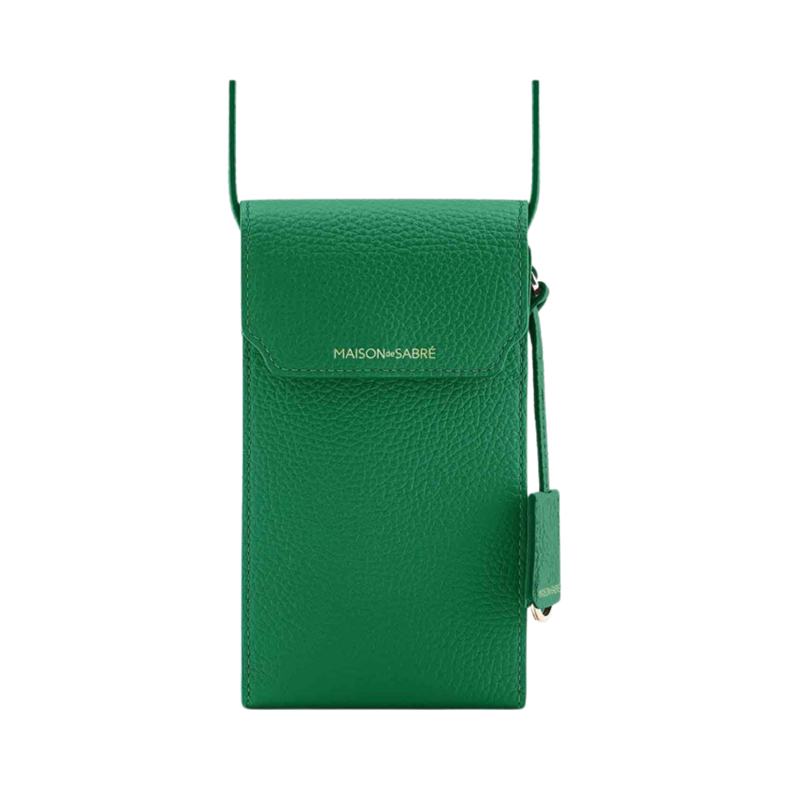 [KREAM 단독] 메종 드 사브레 더 폰 파우치 에메랄드 그린