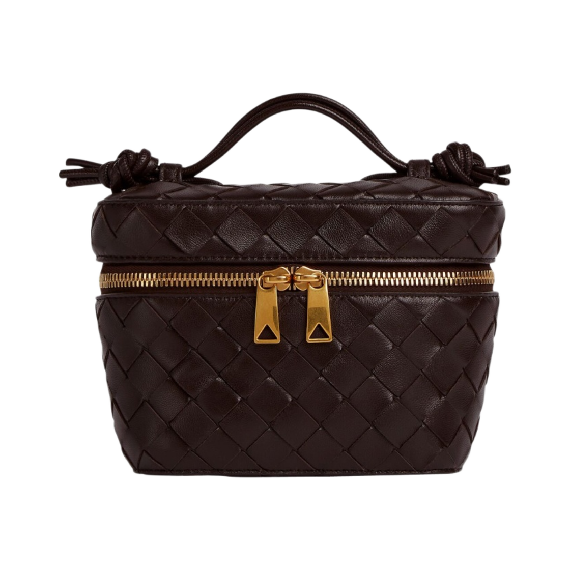 보테가 베네타 미니 인트레치아토 배니티 케이스 폰덴테(Bottega Veneta Mini Intrecciato Vanity Case Fondant) - 1