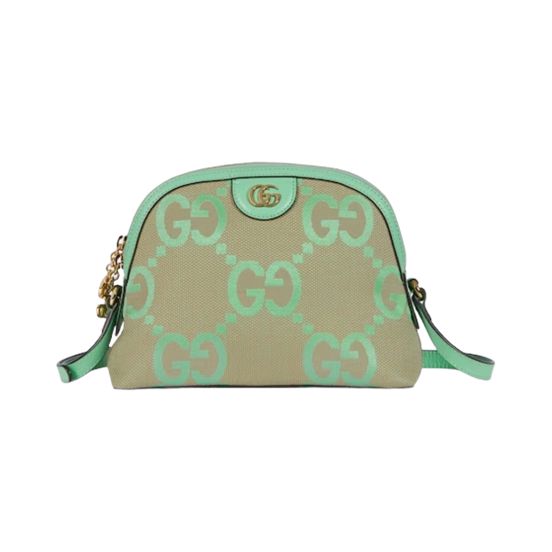 구찌 오피디아 점보 GG 스몰 숄더백 카멜 민트(Gucci Ophidia Jumbo GG Small Shoulder Bag Camel Mint) - 1